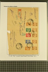 1871/1912: Ottoman Posts, the small balance collection (9 items) with ...