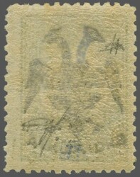 1913: Eagle in black on Turkey 1911 2 pa. olive, an unused example of ...