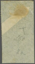 1913: Eagle in black on Turkey 1909/11 1 pi. ultramarine with red ...