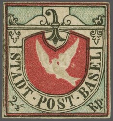 Basler Taube der zweiten Auflage, farbfrisches und allseits ...