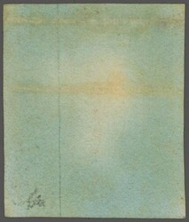 1841 (May 1): Unissued 1 d. red-brown on deeply blued Dickinson silk ...