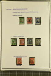 1912/44: Balkan War issues, the collection on leaves with Icaria set ...