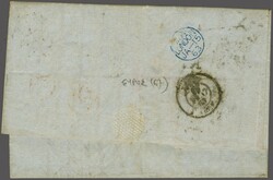 1857: 1 d. rose-red, die II, Alphabet III, white paper, perf. 14, two ...