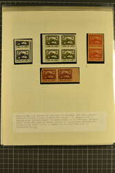 Hradschin / Prague Castle 1919/20: Collection on leaves with many ...