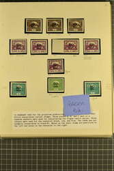 East Silesia 1920: Hradcany issue overprinted "S.O.", the collection ...