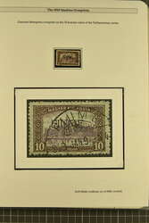 1918: Machine Overprints Type I & II Specialised Collection. A ...