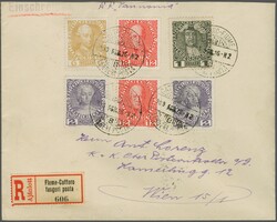 Austria – Maritime Mail. S.S. “Pannonia” Fiume–Cattaro TPO ...
