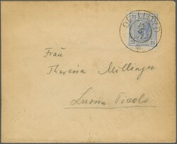 Austrian Lloyd mail in the Adriatic Sea, 1907 (June 14): Envelope ...