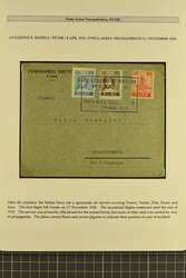 1919 (April): Two covers from Fiume bearing pictorial issue 2 c., 3 c ...