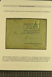 1919 (April): Two covers from Fiume bearing pictorial issue 2 c., 3 c ...