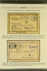 Austrian Marine mail to China, 1900/14: Selection 28 covers / ...