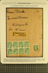 Austrian Fieldpost in China, 1907/18: Selection eleven covers / ...