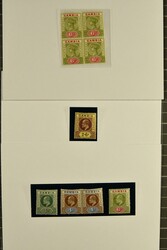 Lots & Collections, 1886/1905: Group of unused stamps comprising the ...
