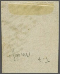 Kl. Wertziffer: Type 7 mit Plattenfehler 'Diagonaler Strich', farbfr. ...