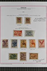 1941 ITALIAN OCCUPATION of CORFU. Complete set of 12 airmail stamps ...