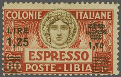 Italian Colonies, Libya 1927/33: Express Mail / Espressi 1.25 l. ...