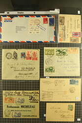 French Colonies and Offices abroad, 1842/1950: Lot 37 covers / ...