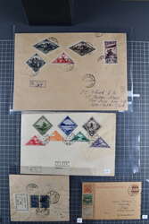 1858/1935c: Lot 18 covers from different Russia-related areas, incl. ...