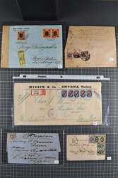 1858/1935c: Lot 18 covers from different Russia-related areas, incl. ...