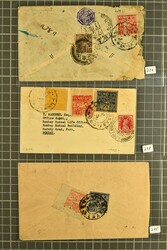 Lots & Collections, 1918/50: Lot five covers; incl. 1917 cover from ...