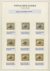 1907/10: Lakatoi 2½ d. black &amp; ultramarine and 4 d. black and ...