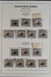 1907/09: Lakatoi 2½ d. black and ultramarine, including bright and ...