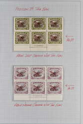 1930 (15 Sept): “AIR MAIL” carmine overprints on Lakatoi issues, ...
