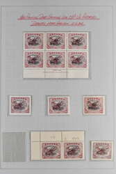 1930 (15 Sept): “AIR MAIL” deep carmine overprint on 6 d. dull ...