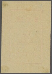 1886: Inscribed "B.C.M. / LETTER" 6 d. (½ oz.) red, rouletted ...