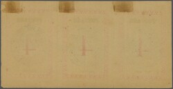 1886: POSTAGE 24½ mm., with Stop after Value only, 4 d. rose, ...