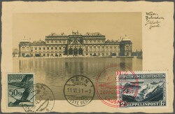 1931 (10.6.): Zeppelinfahrt Vaduz–Lausanne, Mitläufer Österreich: ...