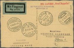 1931 (10.6.): Zeppelinfahrt Vaduz–Lausanne, Mitläufer Österreich: ...