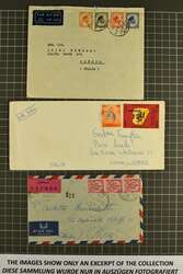 1950/1978 (ca.): Selection of a few hundred covers and mostly cards, ...