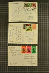 1950/1978 (ca.): Selection of a few hundred covers and mostly cards, ...