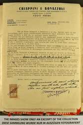 Fiscals 1937/1939 (ca.): Group of documents with Italian Colonies ...