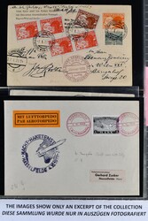 1909/45c: Interessantes Lot 200 Briefe und einige Flugpostmarken auf ...