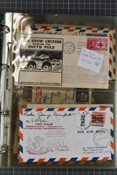 US-Antartica 1947/58: Selection 48 covers of various missions, incl. ...
