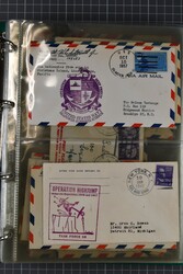 US-Antartica 1947/58: Selection 48 covers of various missions, incl. ...