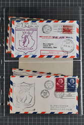 1956/57: OPERATION DEEP FREEZE - Group of five envelopes, incl. ...