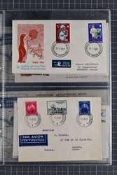 Belgium Antarctic Expedition 1947/61: Lot 12 envelopes, incl. 1 ...