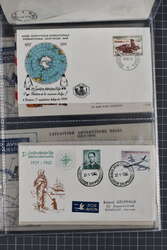 Belgium Antarctic Expedition 1947/61: Lot 12 envelopes, incl. 1 ...