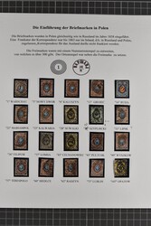 Polish Numeral Cancellations: Specialized collection with covers (15) ...