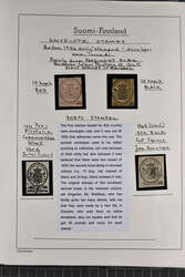 Finland 1856/1915: Collection on twenty album pages, including 1856 ...