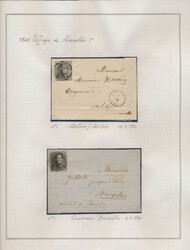 1810050: Belgium 1849 Epaulettes (COB 1-2) - Collections