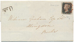 2865100: Great Britain 1840 1d black