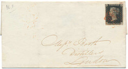 2865100: Great Britain 1840 1d black