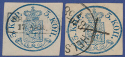 2530010: Finland 1856 1st Issue