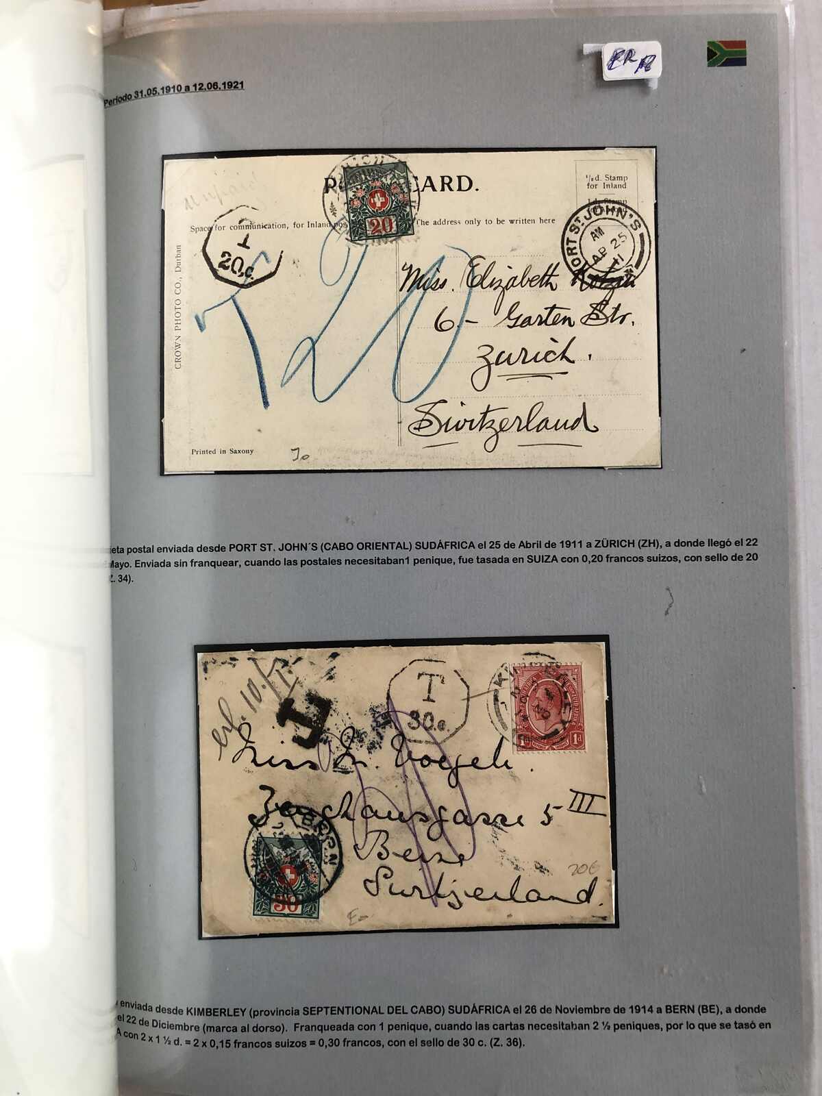 Image 27 for lot number 365 for Postiljonen 246. Int. Briefmarken Auktion