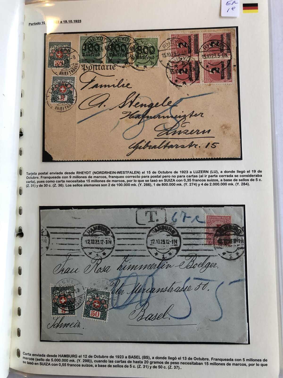 Image 5 for lot number 365 for Postiljonen 246. Int. Briefmarken Auktion