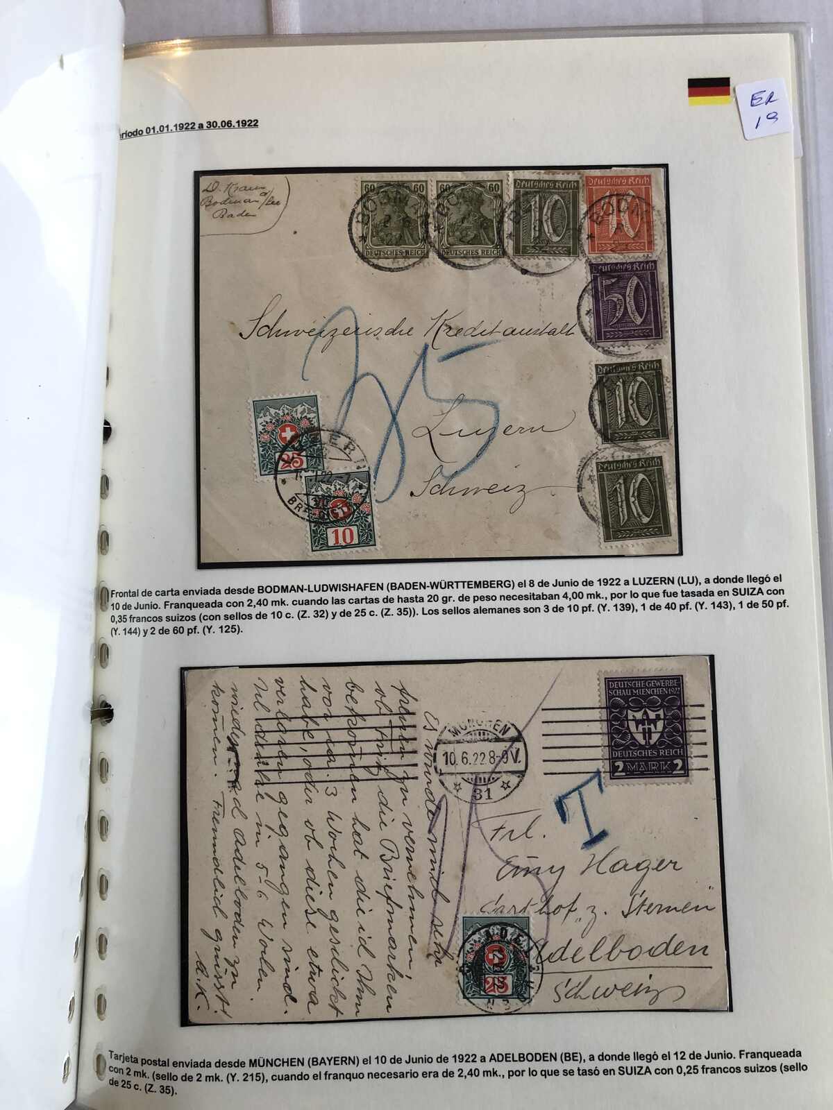 Image 9 for lot number 365 for Postiljonen 246. Int. Briefmarken Auktion